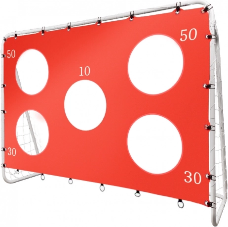Nogometni gol za otroke z natančno tarčno mrežo 2v1 215 x 153 x 76 cm