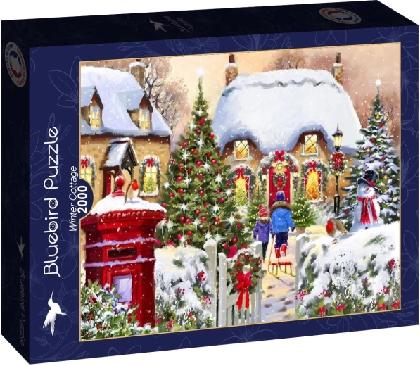 Puzzle Bluebird zimska koča 2000 kosov