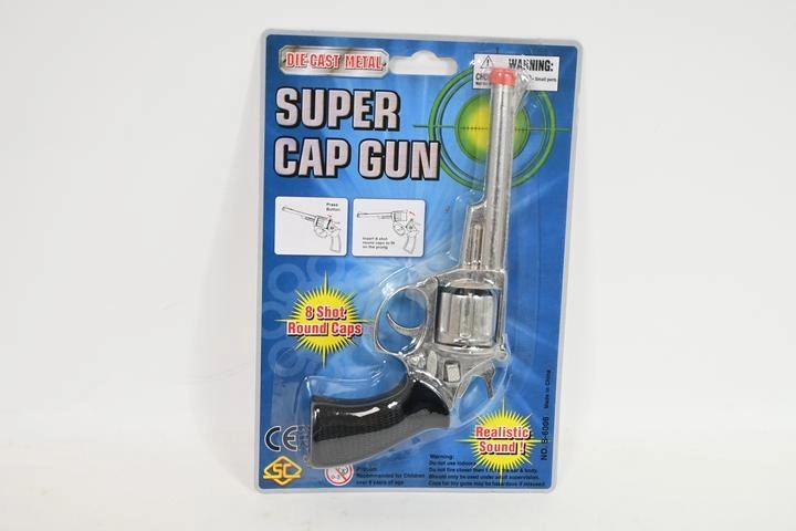 Kovinska kapisla pištola v slogu revolverja