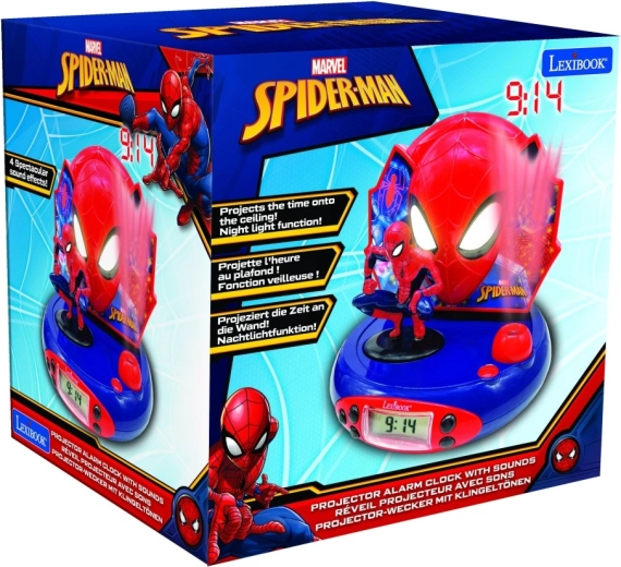 3D budilka s projektorjem SPIDER-MAN