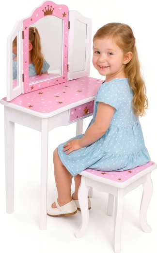 Trojno ogledalo kot v pravem salonu