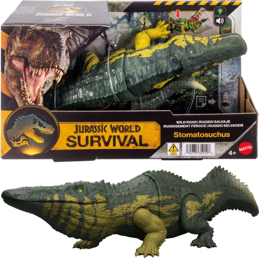 Interaktivni dinozaver Jurassic World Stomatosuchus z zvokom in svetlobo