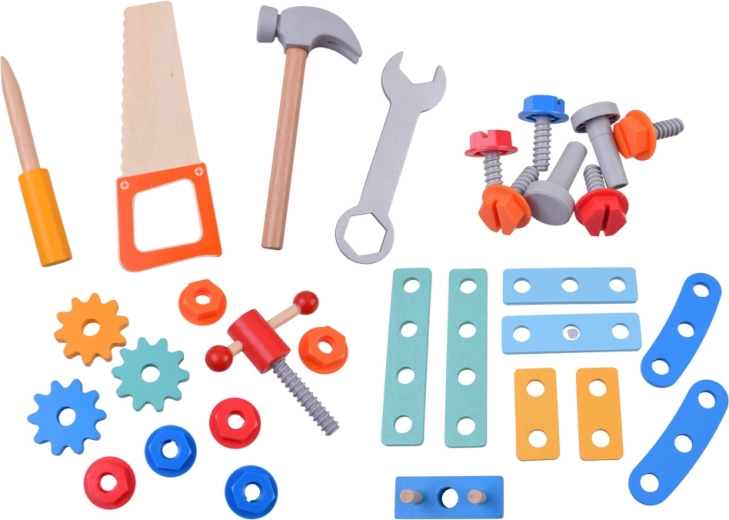 Kids’ tools and parts for repeated assembling