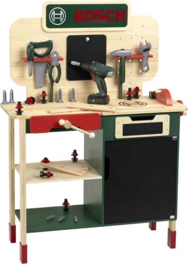 Wooden Bosch workbench with basic tools - 1 piece