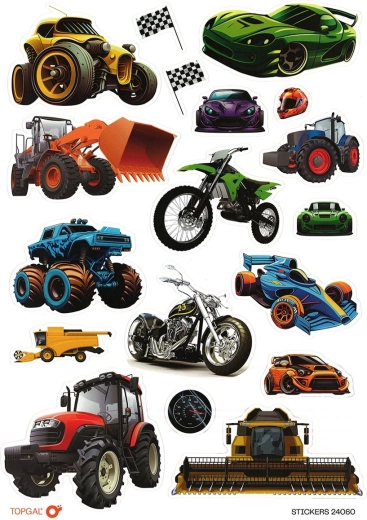 Nalepke moto Topgal Stickers
