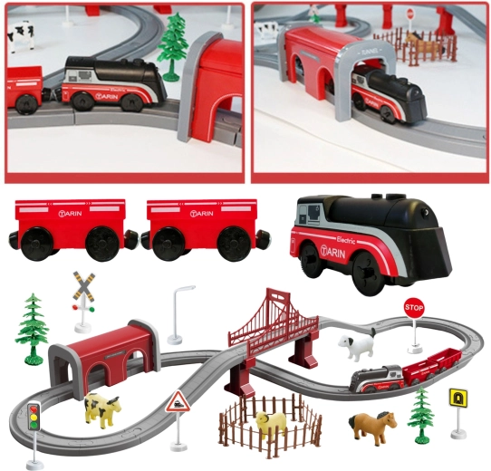 Električna lokomotiva za pristen občutek vožnje