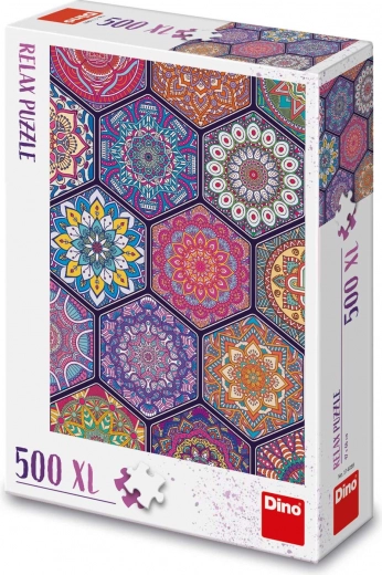 Relaksacijska sestavljanka z mandalami 500 XL koščkov