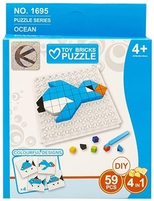 Sestavljanka (puzzle) morske živali 59 delov – 1 kos
