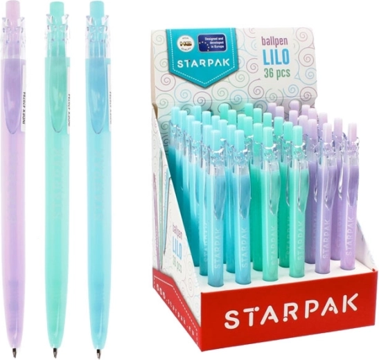 Vtlačni kemični svinčnik v pastelnih barvah 0,7 mm – 1 kos