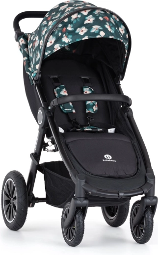 Petite&Mars športni voziček Street+ Air black limited flowers