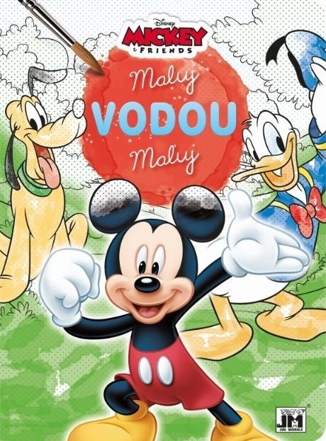 JIRI MODELS Pobarvaj z vodo Mickey in dirkači