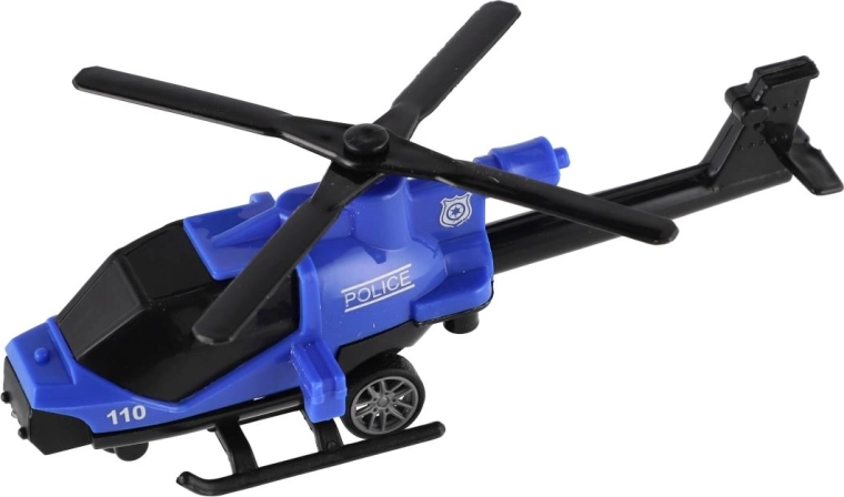 Policijski helikopter z navijanjem nazaj