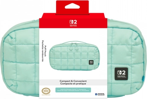 Mehko ohišje HORI Puff Pouch Cozy Green za Nintendo Switch 2
