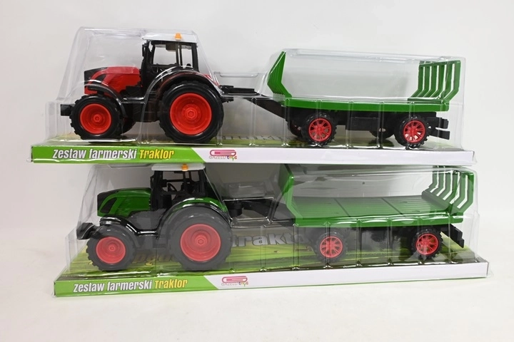 Otroški traktor s prikolico