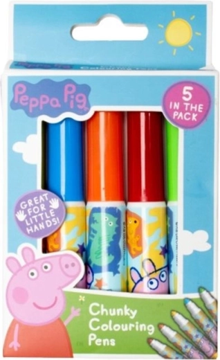 Alltoys flomastri Pujsa Pepa 5 kos