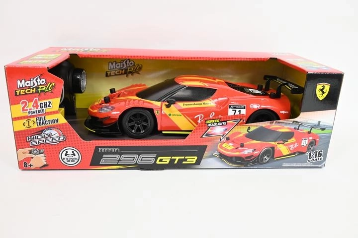 Maisto RC Ferrari 296 GT3 Remote-Controlled 1:16
