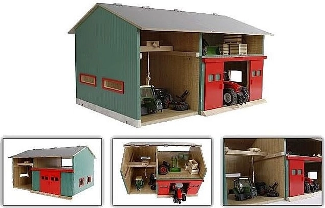 Two-story workshop with storage space