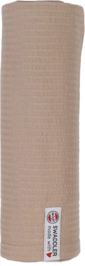 Lodger tetra plenica swaddler seersucker bež 120 × 120 cm