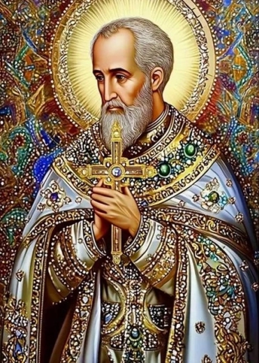 Norimpex diamond painting icon of Saint Nicholas 30 × 40 cm