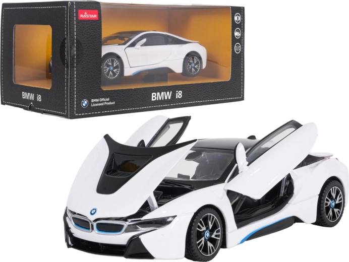 Kovinski model BMW i8 RASTAR 1:24 – Bela