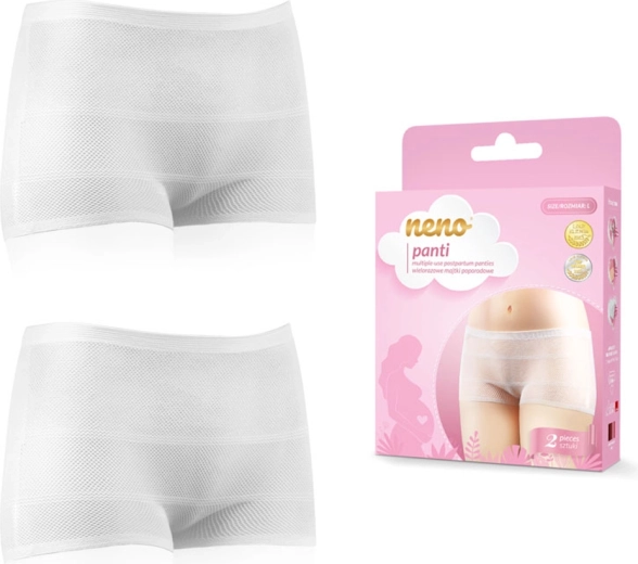 Neno Panti večkrat uporabne poporodne hlačke M (2 kosa)