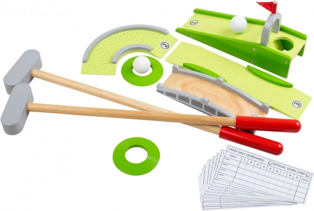 Leseni mini golf BIGJIGS TOYS za otroke
