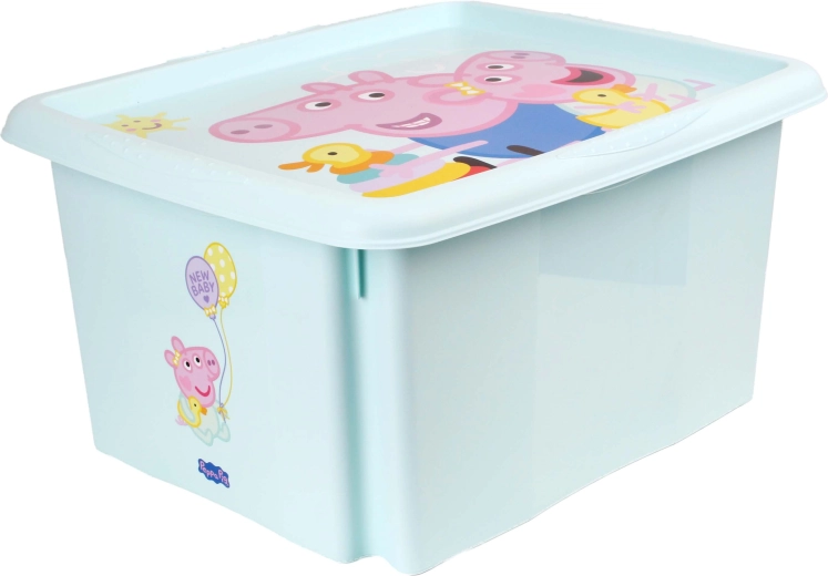 Škatla za shranjevanje s pokrovom Peppa Pig 24 l