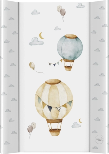 Ceba Baby mehka previjalna podloga Basic Balloons 50 × 70 cm
