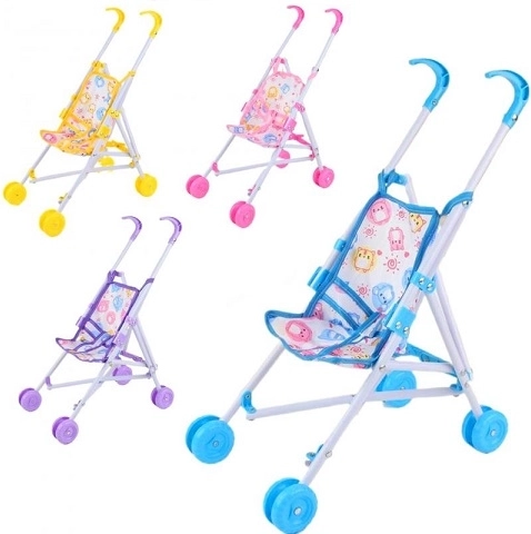 Kovinski voziček za punčke tipa buggy 52 cm