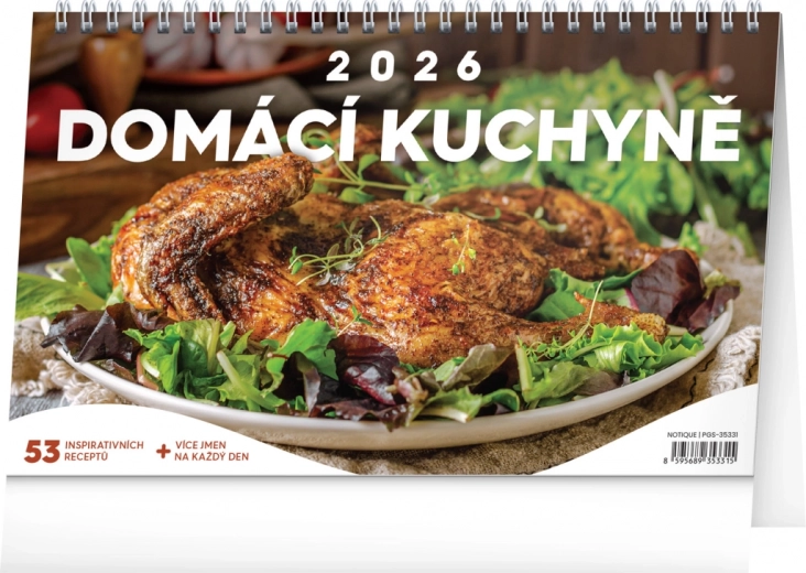 Namizni koledar Domača kuhinja 2026