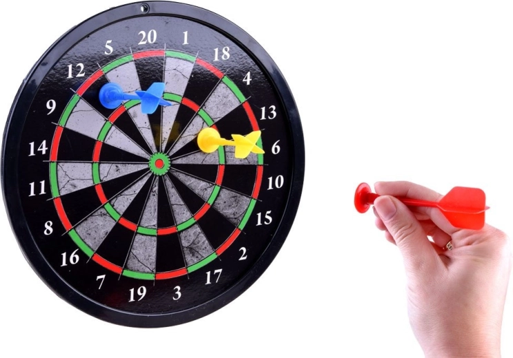 Double-sided magnetic target