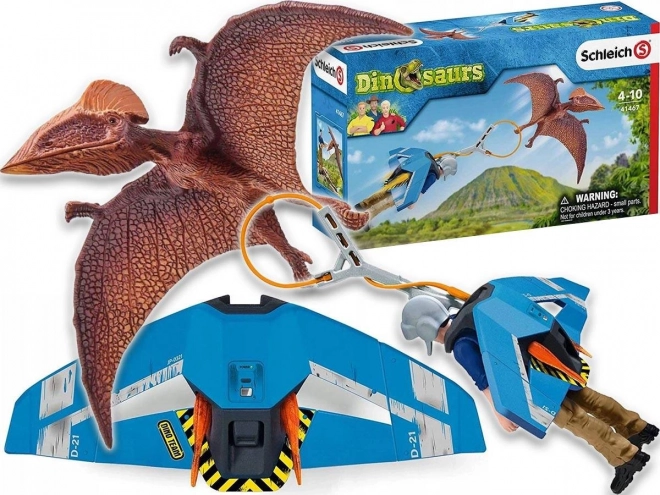 Schleich Dinosaurs raketni nahrbtnik Jetpack za zasledovanje
