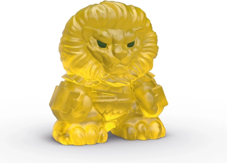 Prozorna mini figurica z levjo grivo