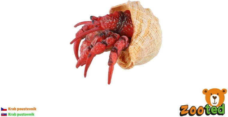 Plastični puščavniški rak 7 cm