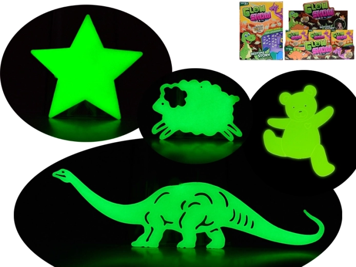 Svetleče nalepke z živalicami za otroško sobo