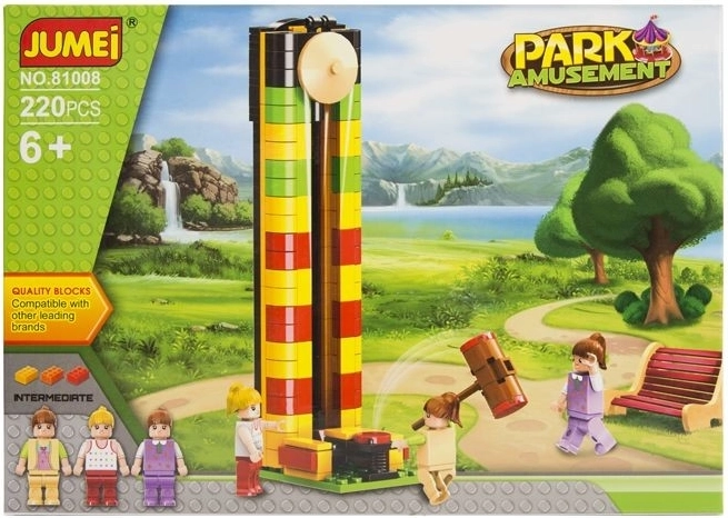 Gradbeni komplet Jumei zabaviščni park 220 delov 30 × 21 cm - 1 kos