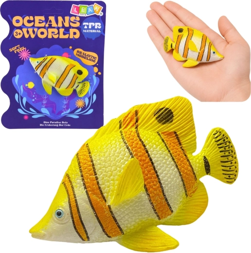 Realistična gumijasta figurica ribe bakrenega metuljčka 10,5 cm