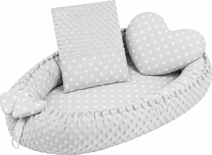 Reversible design: cotton + Minky