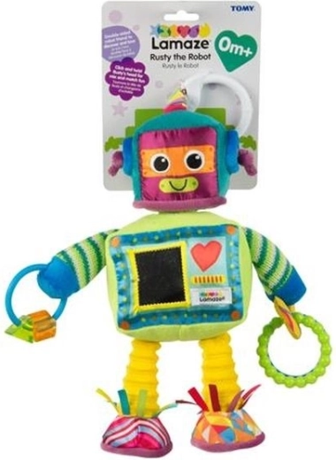 Tomy Lamaze hanging plush robot Rusty
