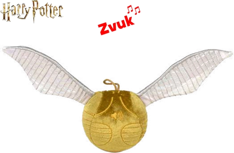 Harry Potter plišasta Zlata frnikola z zvokom 22 cm