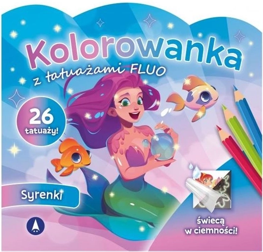 Pobarvanke s fluo tetovažami – morske vile