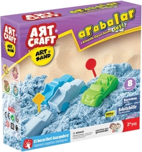 Art Craft kinetični pesek avti 500 g - 1 kos
