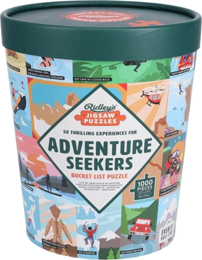 Sestavljanka Ridley’s Games 1000 koščkov – 50 doživetij za pustolovce