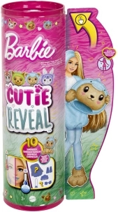 Barbie Cutie Reveal – medvedek in delfin, presenečenja in preoblačilni kostum