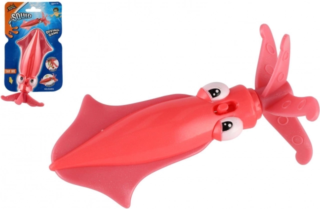 Navijalna sipa za otroke – plastična vodna igrača 15 cm