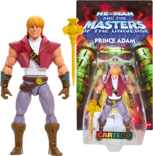 Masters of the Universe figurica Prince Adam 14 cm z dodatkom