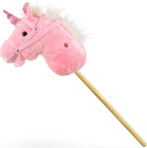 Milly Mally hobby stick horse pink