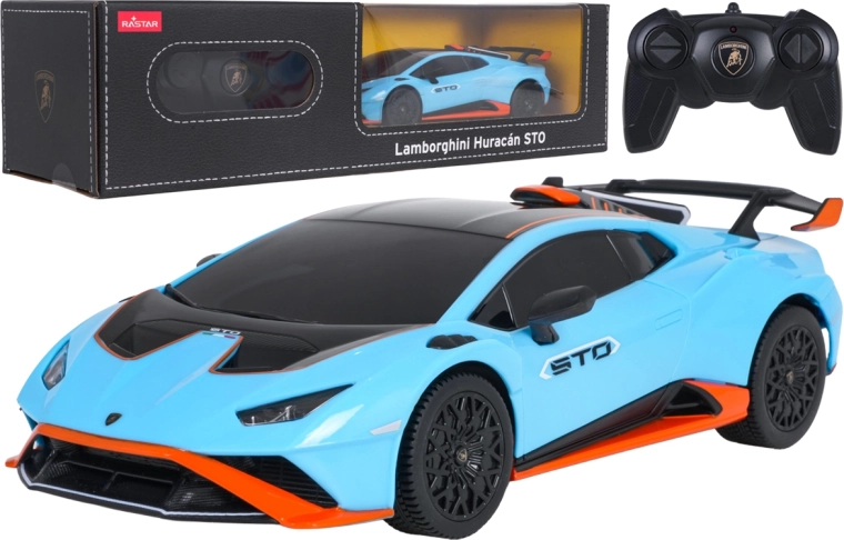 Rastarjev radijsko vodeni Lamborghini Huracán STO v merilu 1 : 24