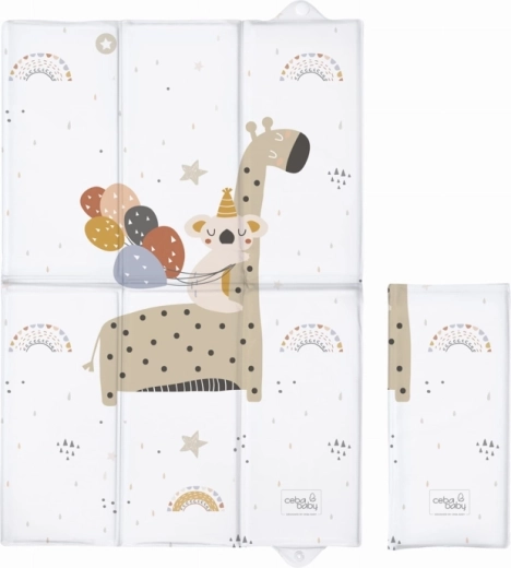 Ceba Baby potovalna previjalna podloga giraffe 40 × 60 cm