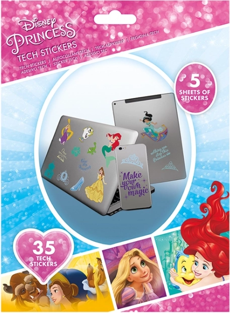 Set tehničnih nalepk DISNEY princese